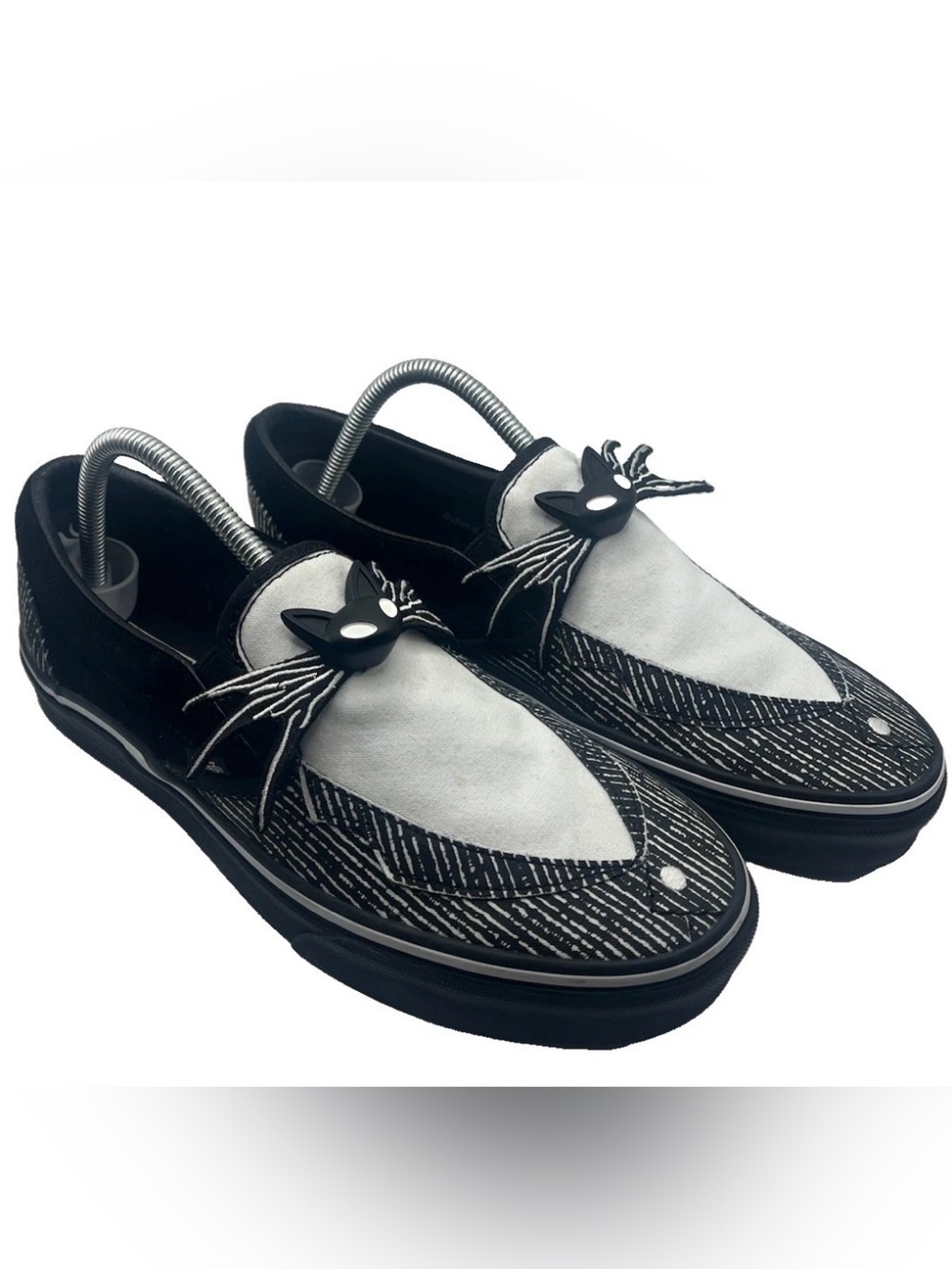 Vans X Nightmare Before Christmas Slip On Jack Skellington Bowtie Size M9 W10.5